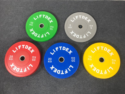 Liftdex 3D Rubber Colour Bumper Plates - 5 kg image