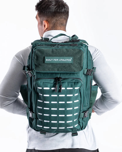 BUILT ATHLETES 45 LARGE FOREST GREEN GYM BACKPACK image 2
