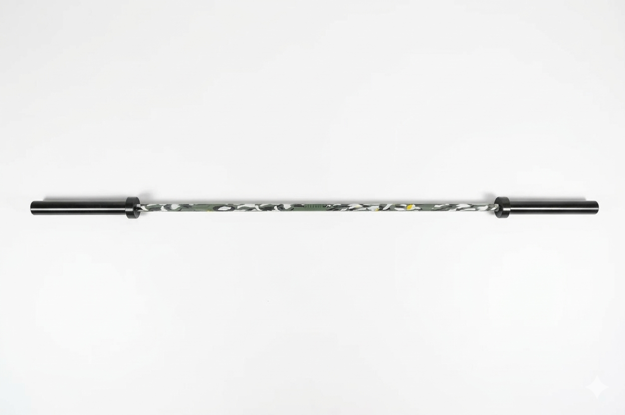 Barbell on a white background