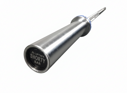 Metallic short bar with 'Liftdey Shorty Bar' branding on a white background
