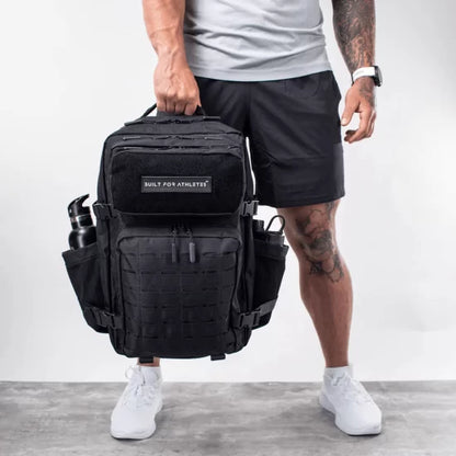 BUILT ATHLETES LARGE BLACK GYM BACKPACK