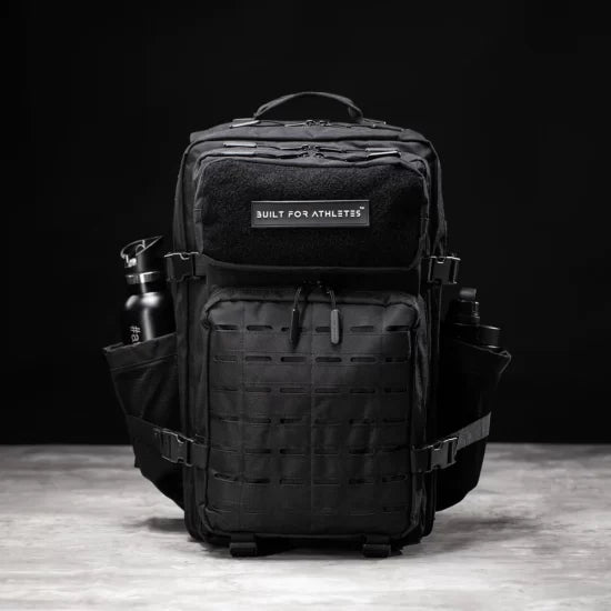 BUILT ATHLETES LARGE BLACK GYM BACKPACK