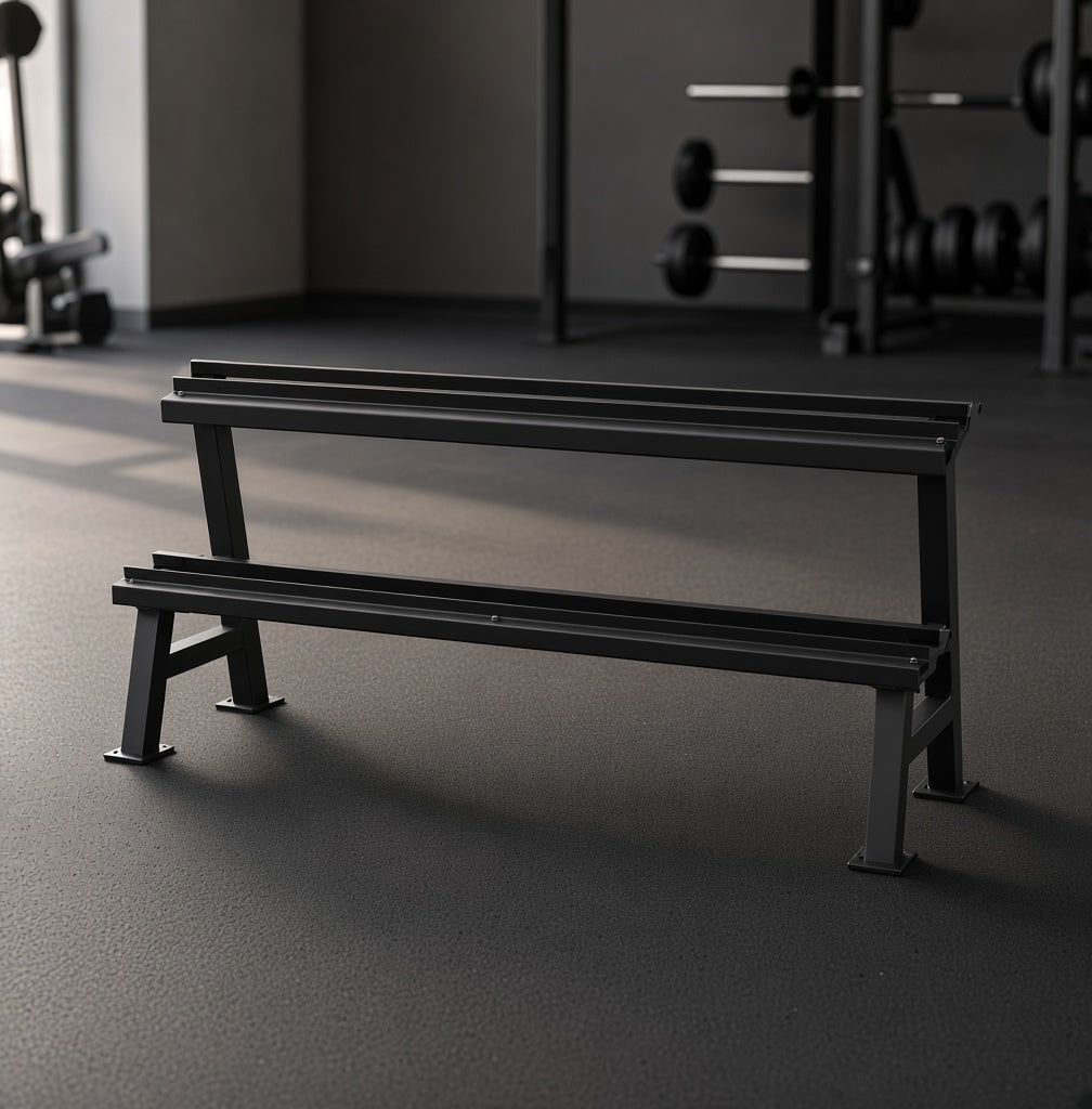 2 Tier Dumbbell Storage 2.5-30kg Fitting
