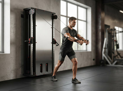 Liftdex Wall Mounted Dual Pully Cable Machine