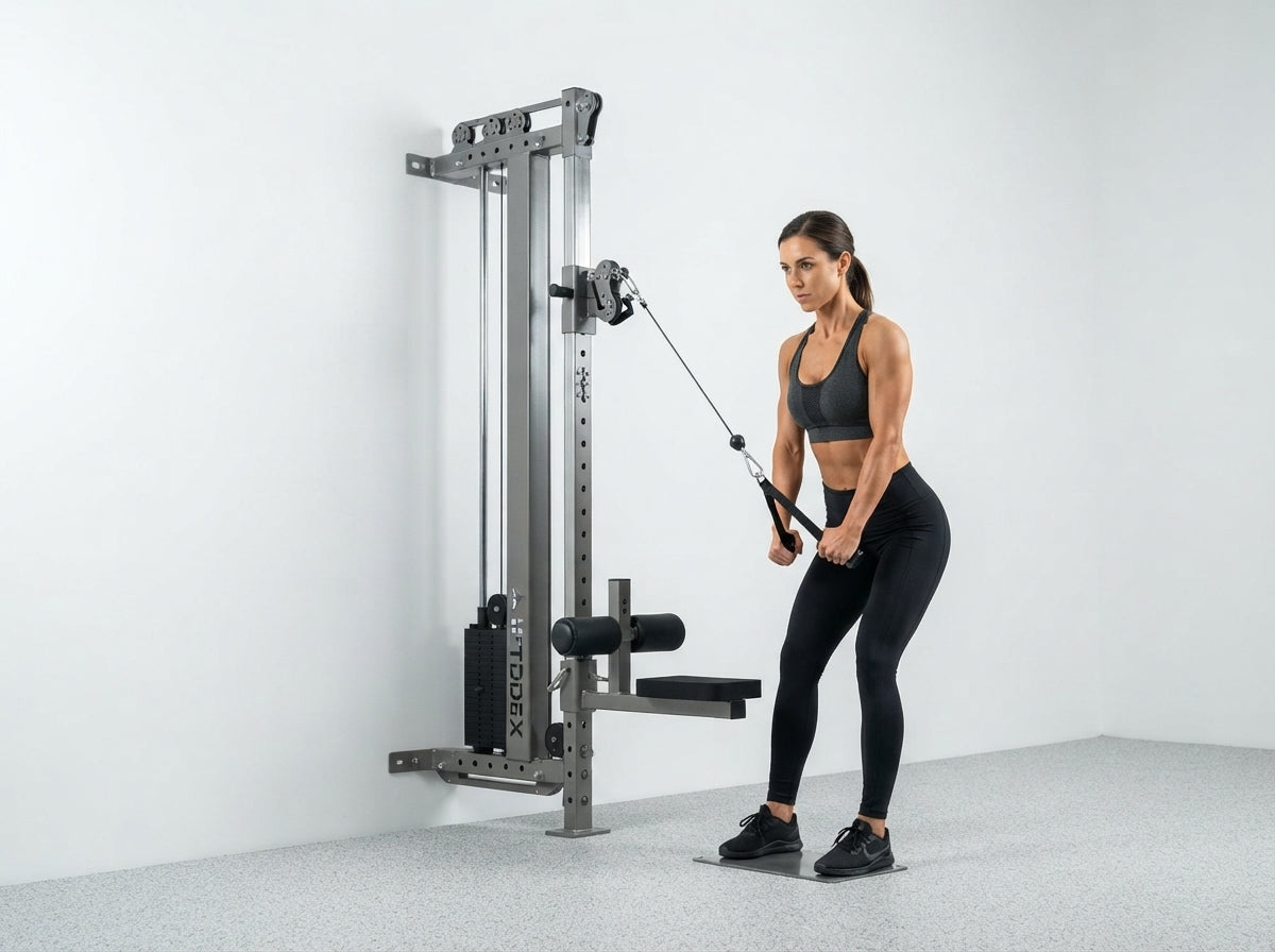 Wall Mounted Single Cable Column execrise image