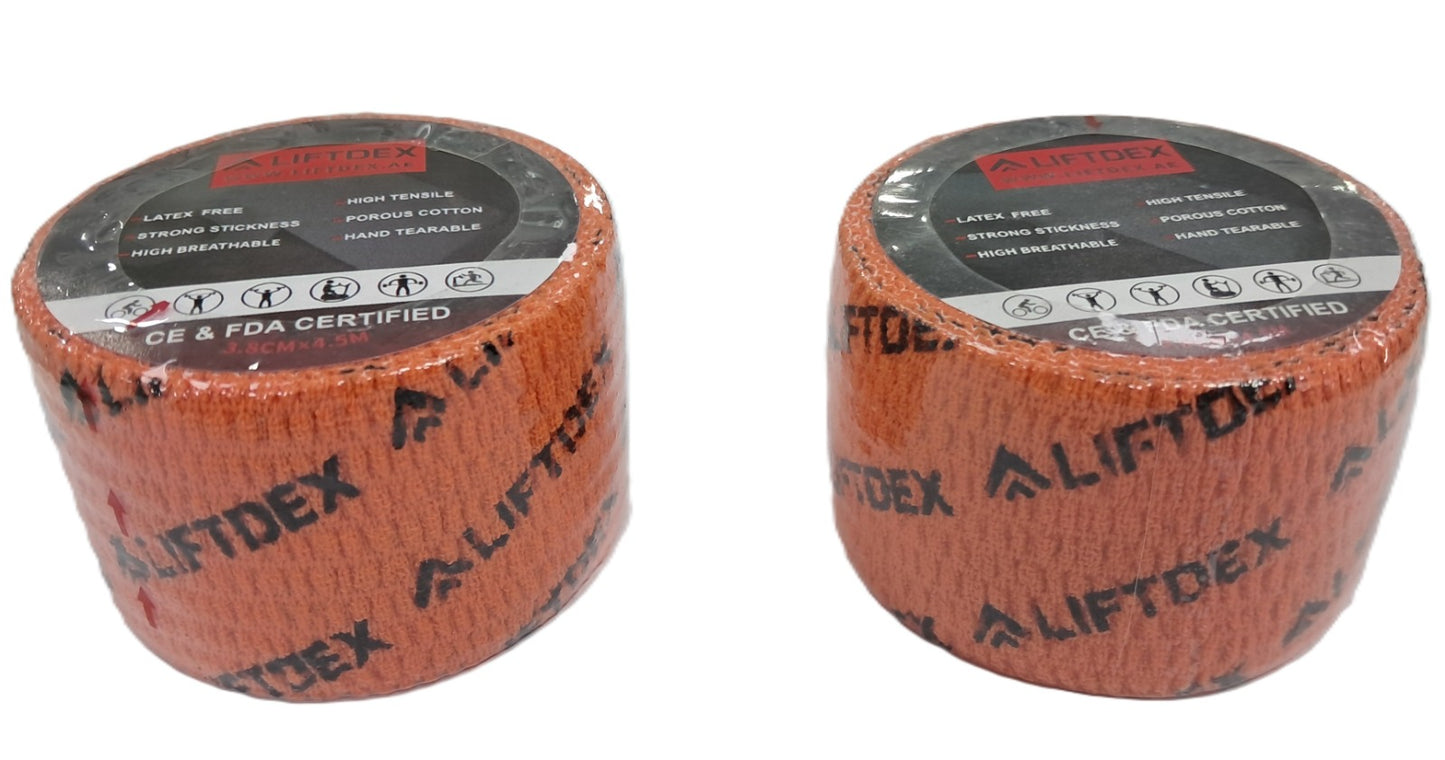 Two rolls of ALIFTDEX tape on a white background