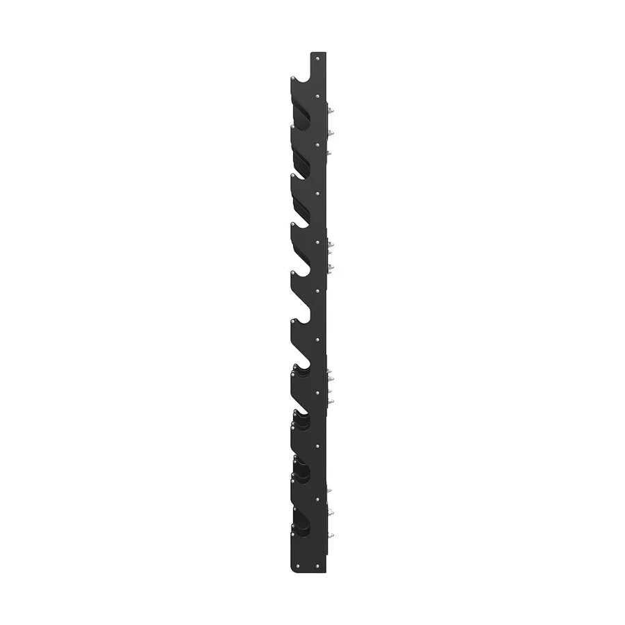 Black metal blade on a white background