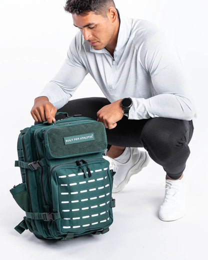 BUILT ATHLETES 45 LARGE FOREST GREEN GYM BACKPACK image 1
