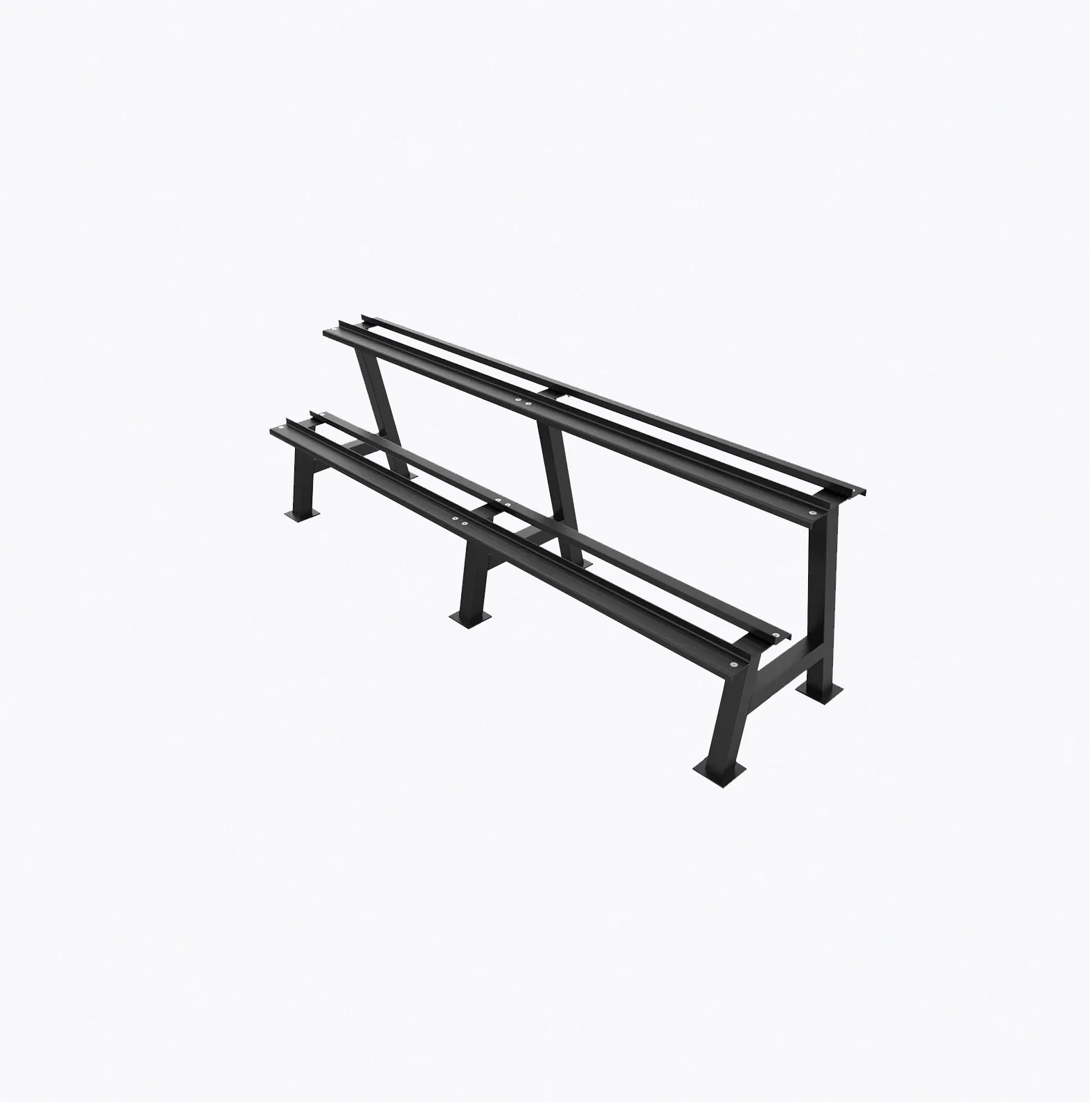 2 Tier Dumbbell Storage 2.5-30kg Fitting image 1