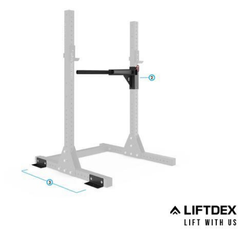 Liftdex Baseline Stand white color side view
