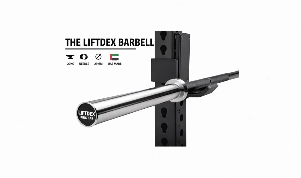 LIFTDEX KING BLACK CHROME BARBELL 20KG